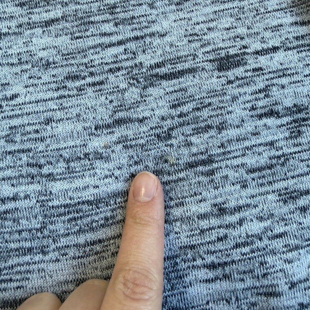 Athleta Downplay Gray Heathered Drawstring Skirt … - image 2